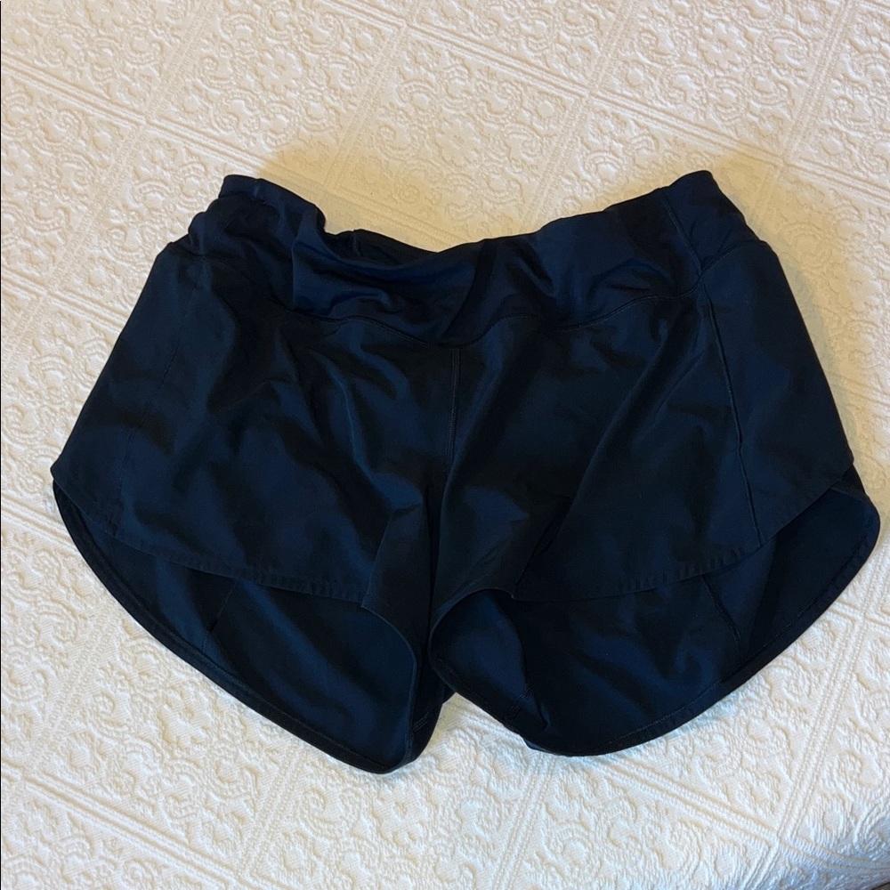 Lululemon Athletica Navy Athletic Shorts 14 tall